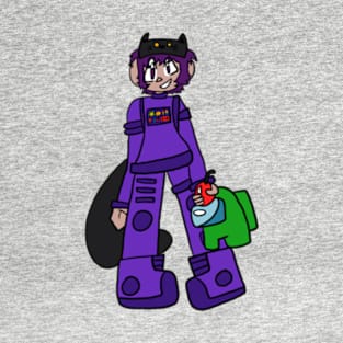 purple kid astronaut T-Shirt